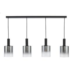 Savannah Black Four Bar Pendant SAV0422