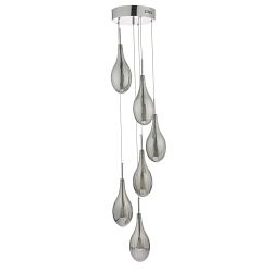 Seta Polished Chrome 6 Light Cluster Pendant SET6410