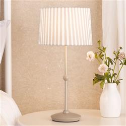 Sosa Metal And Striped Shade Table Lamp 