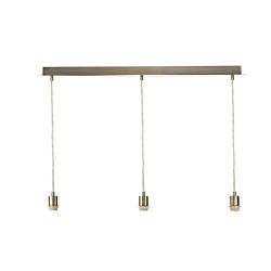 Suspension Antique Brass 3 Bar Pendant SP367