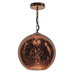 Speckle Electro Plated Copper Single Pendant Light SPE0164