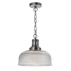 Tack Single Drop Pendant Light Antique Chrome TAC0161