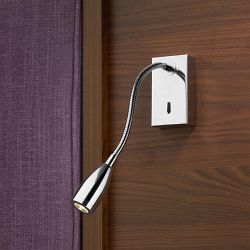 Tadley Polished Chrome LED Wall Mounted Reading Light TAD0750