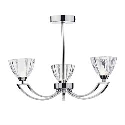 Vito Three Light Semi Flush Light VIT0350