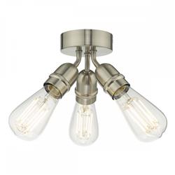 YAO 3 Light Semi Flush Ceiling Mounted Fitting 