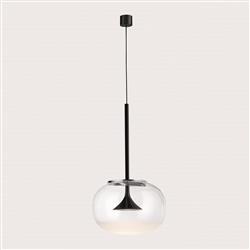 Alive Clear Glass And Black Ceiling Pendant 00-6671-05-F1