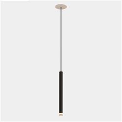 Candle Single LED Recessed Tubular Pendant Fitting