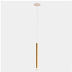 Candle Single LED Recessed Tubular Pendant Fitting