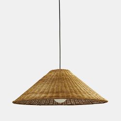 Caribe Real Rattan Pendant Fitting 00-8110-05-ES