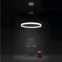 Circ LED Matt White 1000mm Ceiling Pendant 00-3642-BW-M3