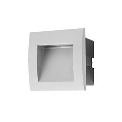 Face Grey LED 3000K IP65 Outdoor Recessed Wall Light PX-0284-GRI