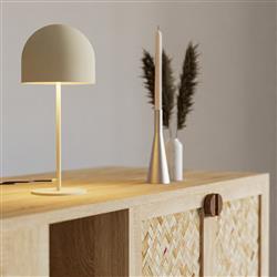 Fres Beige Table Lamp Complete DE-0250-BEI