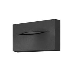 Hide IP65 LED Rectangular Black LED Outdoor Wall Light PX-0536-ANT