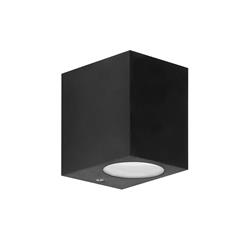 Kubo IP44 Black Small Outdoor Wall Light PX-0140-NEG