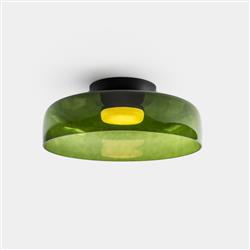 Levels 1 420mm Large LED Glass Smart Semi Flush Fitting