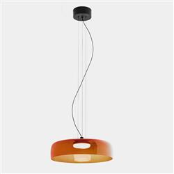 Levels 1 Smart LED 420mm Single Tinted Glass Pendant