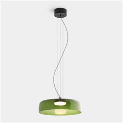 Levels 1 Smart LED 420mm Single Tinted Glass Pendant