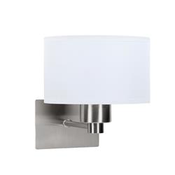 Lyon Satin Nickel Single Wall Light DE-0003-SAT