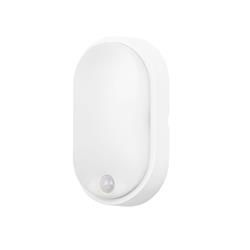 Moo White LED PIR IP54 Outdoor Coastal Wall Light PX-0560-BLA