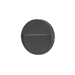 Nod LED IP65 Circular Outdoor Wall Light