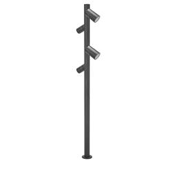 Pixa IP44 Black Outdoor Spotlight Post PX-0532-NEG