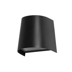 Prisma Black Small IP65 Outdoor Wall Light PX-0545-NEG