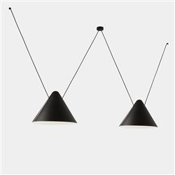 Super Attic Dual Black 2250 Ceiling Pendant 00-8368-05-05