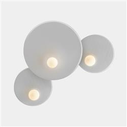 Trip Triple 535mm Round Mesh Wall Light