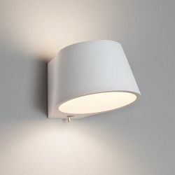 Koza White Plaster Wall Light 1155001