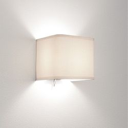 Ashino White Switched Cube Wall Light 1166001