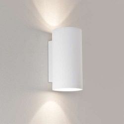 Bologna Plaster Wall Light White Finish 1287002