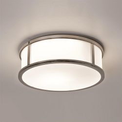 Mashiko IP44 Round 230 Polished Chrome Bathroom Ceiling Light 1121021