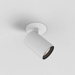 Aqua IP44 Matt White Single Recessed Ceiling Spotlight 1393007