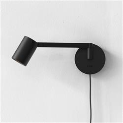 Ascoli Matt finished Swing Arm Plug-In Wall Light 