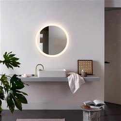 Ascot 650 IP44 Round LED Illuminated Bathroom Mirror 1486001