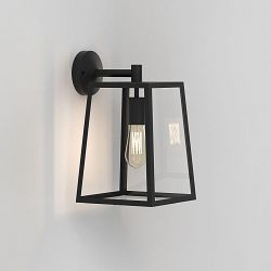 Calvi Textured Black Outdoor porch Wall Light 1306011