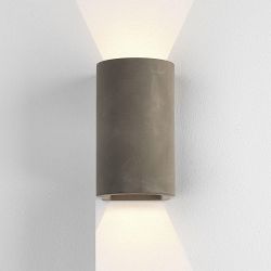 Dunbar 160 LED Cast Matt Concrete Outdoor Wall Light 1384020