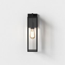 Harvard Lantern IP44 Black Outdoor Wall Light 1402011