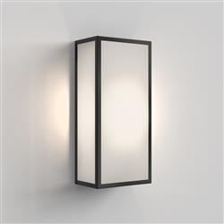 Messina IP44 160 Frosted Glass Outdoor Wall Light 