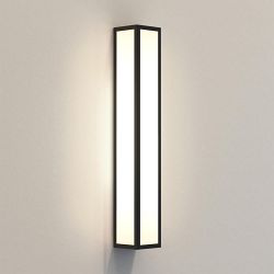 Salerno 520 Black Tall Outdoor Or Bathroom Wall Light 1178010