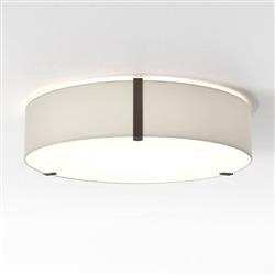 Salina 500 Fabric Finished Round Flush Ceiling Fitting