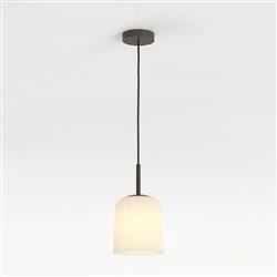 Veo 180 Bronze And White Fluted Glass Single Pendant 1455005