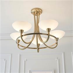 Cagney Five Arm Ceiling Light