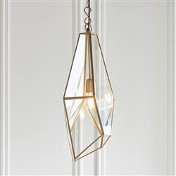 Avery Antique Brass Pendant Light 73117