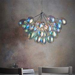 Bathsheba Vibrant Iridescent Six Light Ceiling Pendant 76450