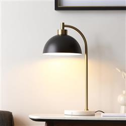 Buchanan Black And Antique Brass Task Table Lamp 112210