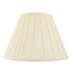 Box Pleated 12 Inch Cream Lamp Shade CARLA-12