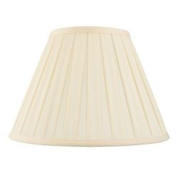 Carla 16 Inch Cream Box Pleat Shade CARLA-16