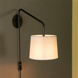 Carlson Black Plug-In Wall Light 79500