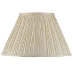 Chatsworth 14 Inch Ivory Tapered Pinch Pleat Silk Shade 94353